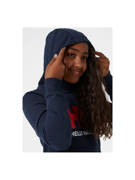 Bluza Helly Hansen Jr Hh Logo Hoodie 2.0 granatowy - Adventure Sports
