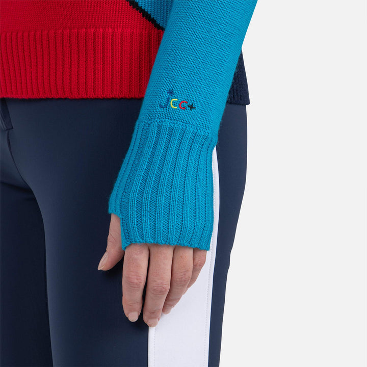 Sweter Rossignol W Jcc Mountain Pull niebieski - Adventure Sports
