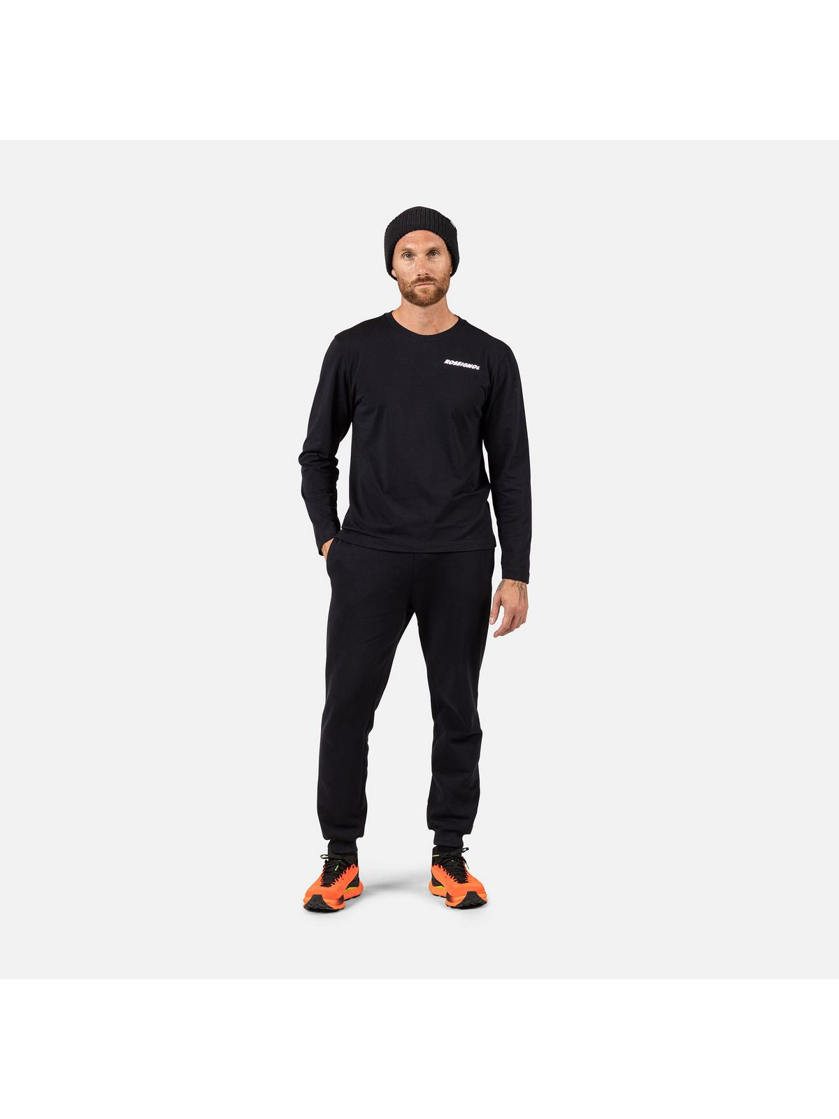 Koszulka męska ROSSIGNOL Long Sleeve Tee czarna