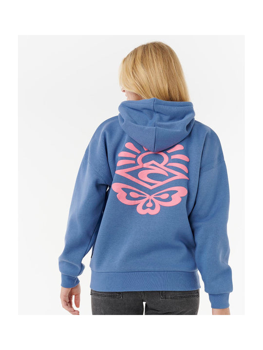 Bluza RIP CURL ICONS OF SURF HERITAGE HOOD niebieska
