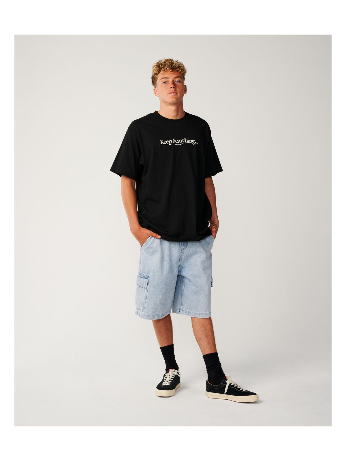 Koszulka męska RIP CURL S-Series Vc Credo Tee czarna