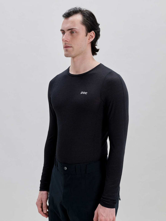 Koszulka męska POC M's Layer Mid L/S Jersey czarny
