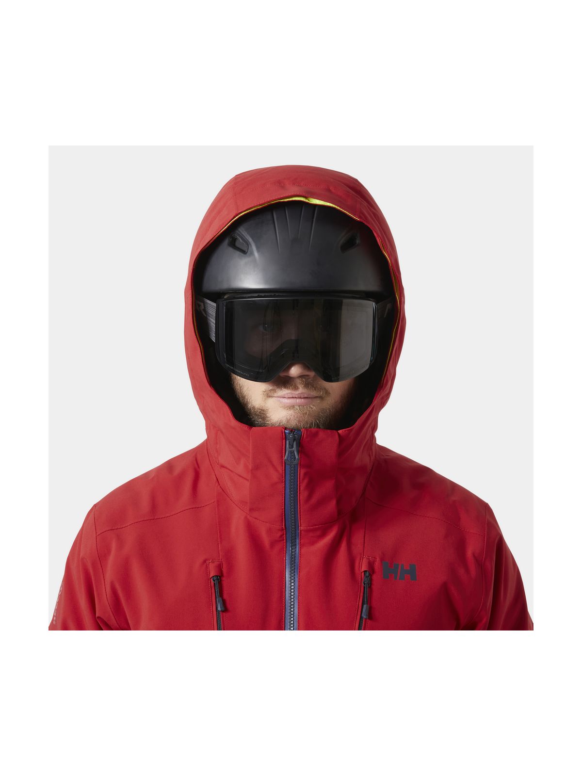 Kurtka narciarska męska HELLY HANSEN ALPHA 4.0 JACKET czerwona