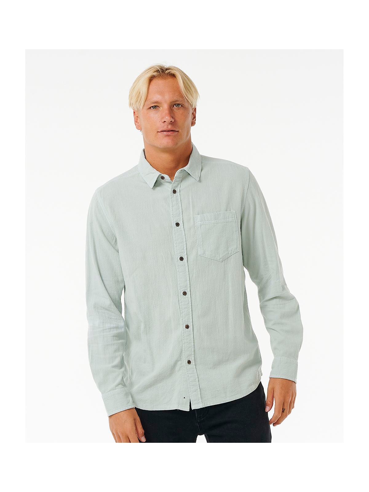 KOSZULA RIP CURL WASHED L/S SHRT niebieski - M - Koszula - Adventure Sports