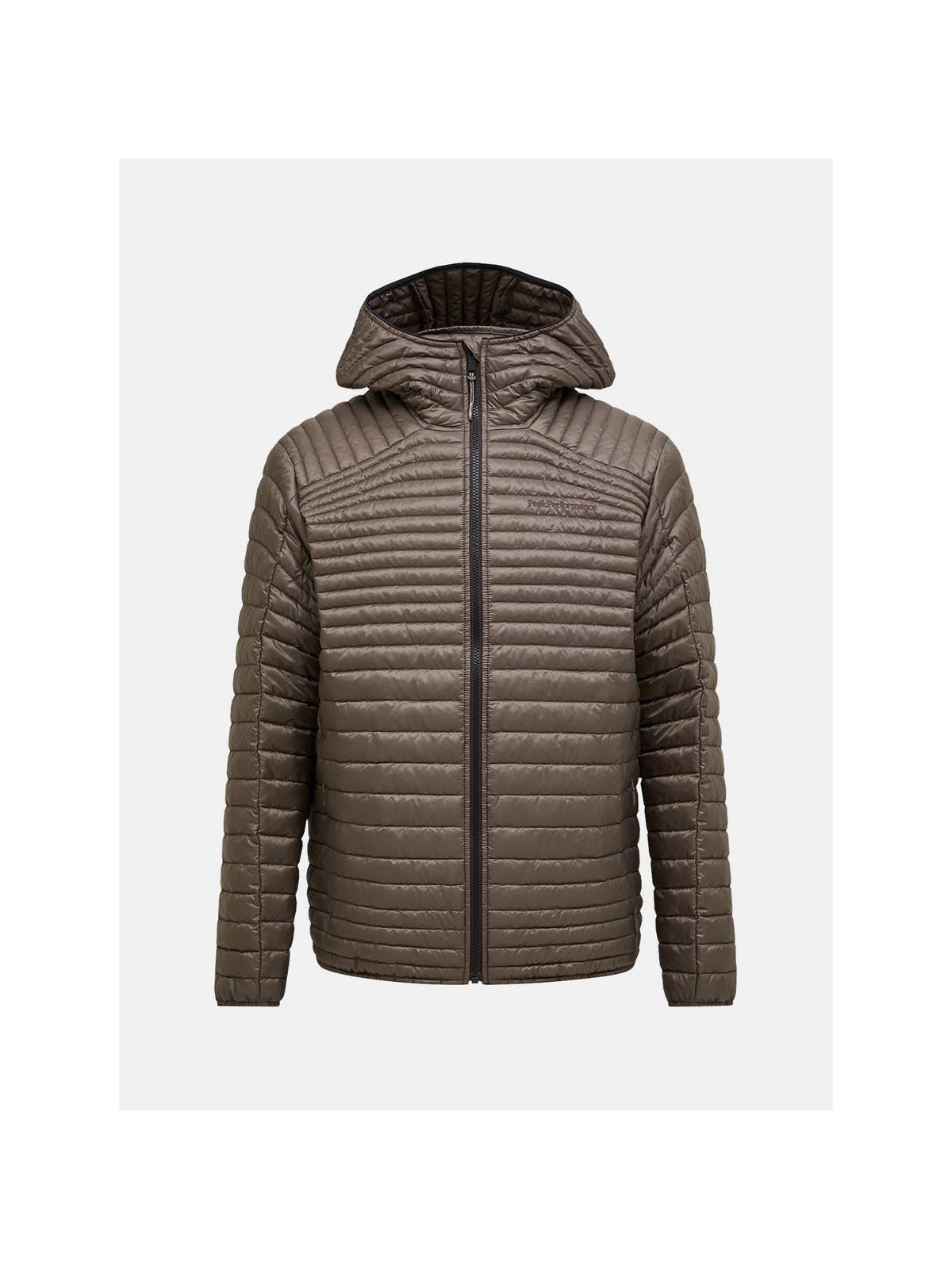 Kurtka męska PEAK PERFORMANCE Monolight Insulated Hood Jacket brązowa