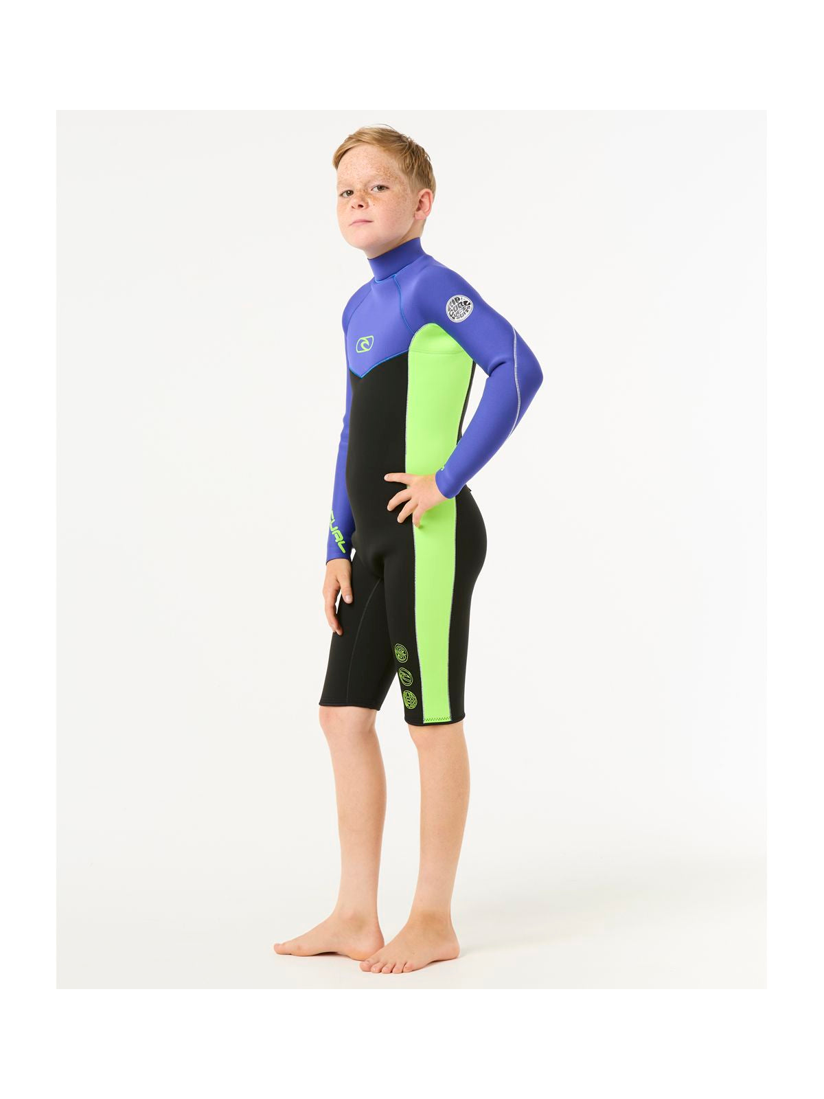 Pianka RIP CURL Kids Dawn Patrol Bz Ls Spring fioletowy - Adventure Sports