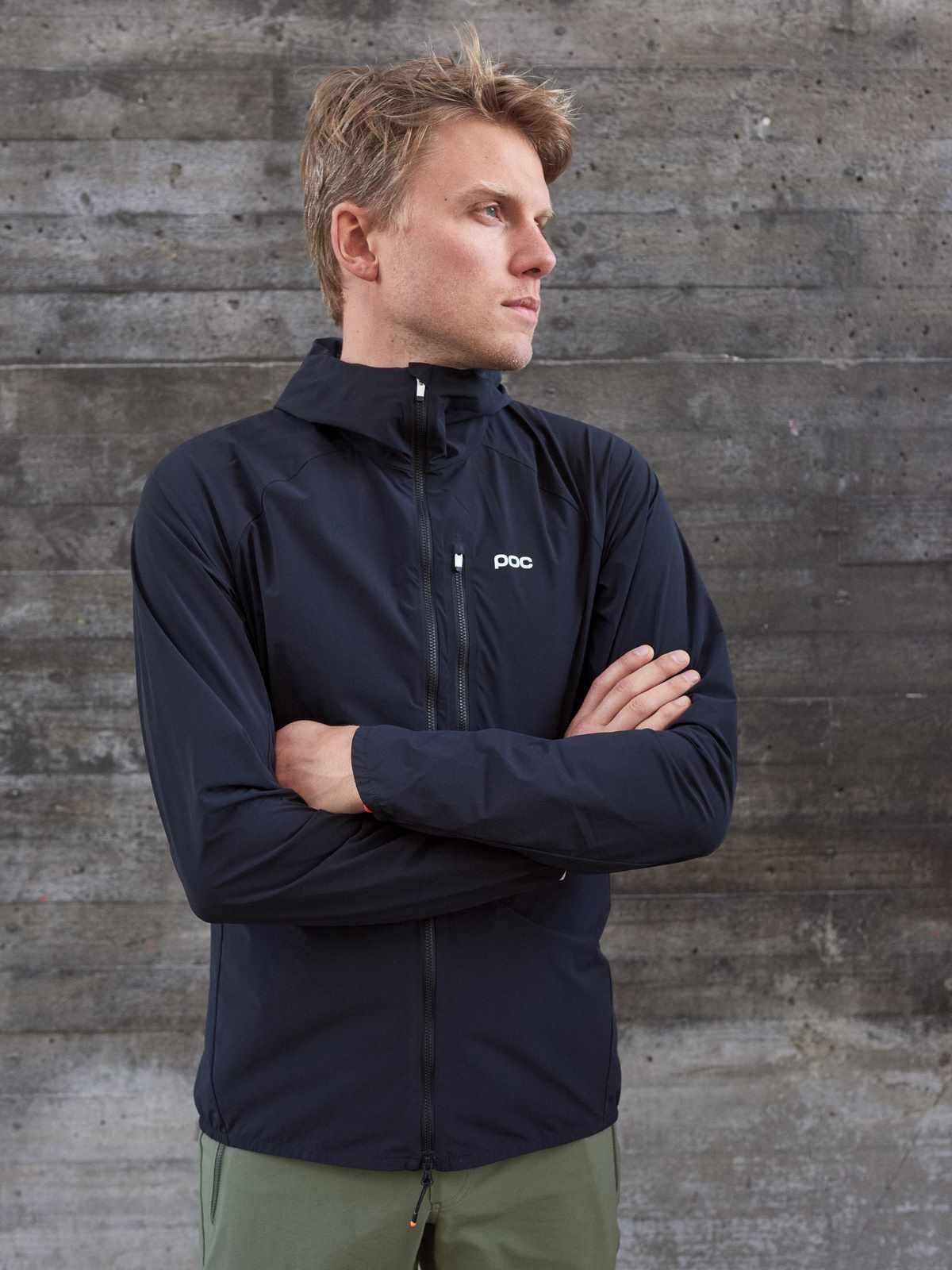 Kurtka rowerowa POC Motion Wind Jacket czarny