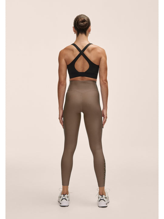 Legginsy damskie CASALL Graphic High Waist Tights kolor zielony
