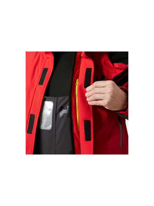 Kurtka męska HELLY HANSEN Skagen Offshore Jacket czerwona
