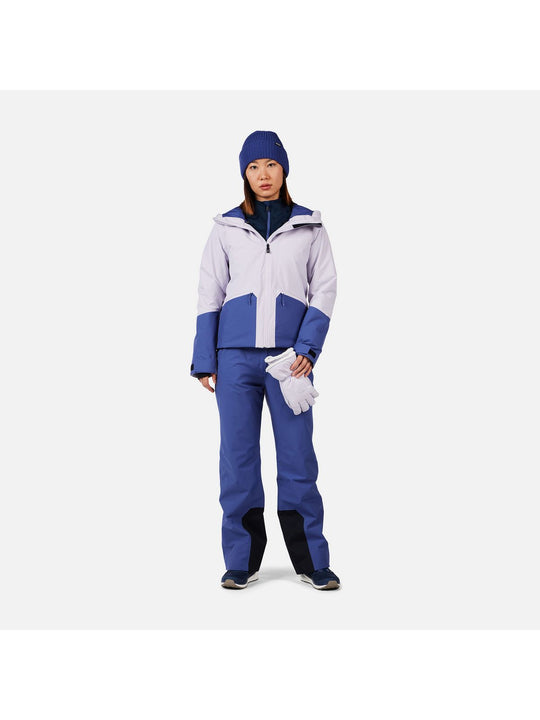 Kurtka narciarska damska ROSSIGNOL W ROCHRUN INSULATED JKT szara

