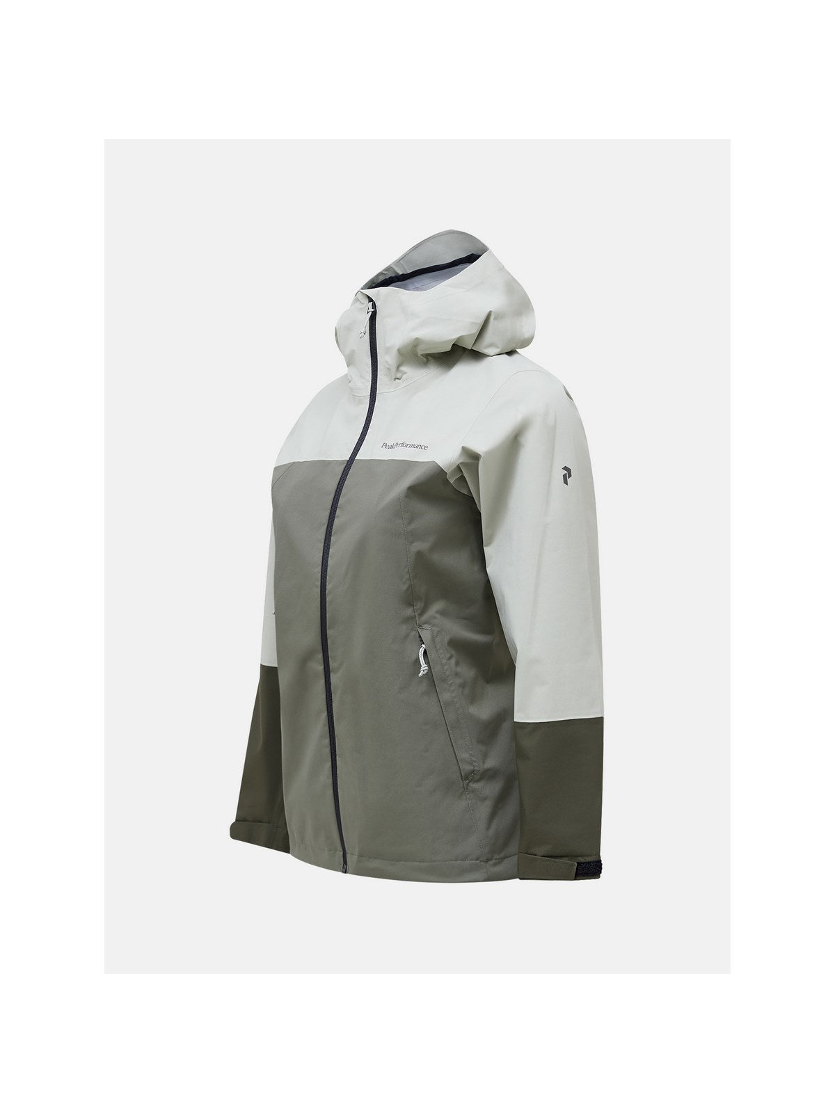 Kurtka trailowe damska Peak Performance W Trail Hipe Shell Jacket zielony - Adventure Sports