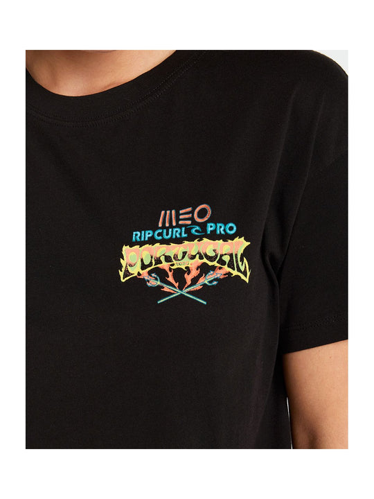 Koszulka RIP CURL Meo Rip Curl Pro 2025 Tee czarny - Adventure Sports
