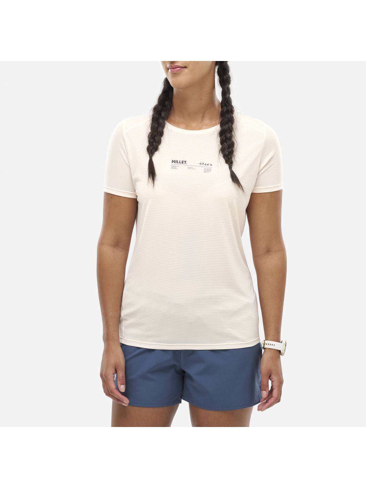 Koszulka damska MILLET Intense Essential Ts Ss W jasny róż