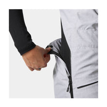 Spodnie narciarskie damskie HELLY HANSEN W POWDERQUEEN BIB 2.0 PANT szare
