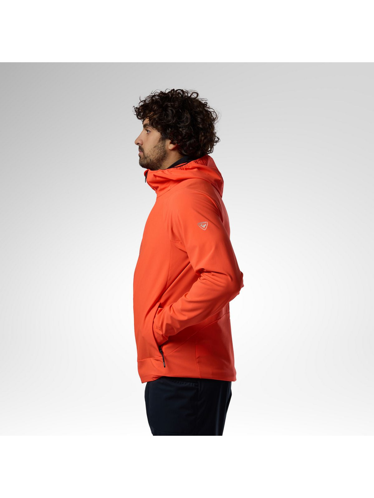 Kurtka męska ROSSIGNOL M Venon Wind Hoodie Jacket czerwona