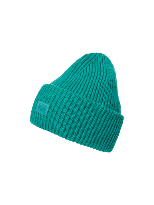 Czapka HELLY HANSEN Hh Rib Beanie kolor zielony
