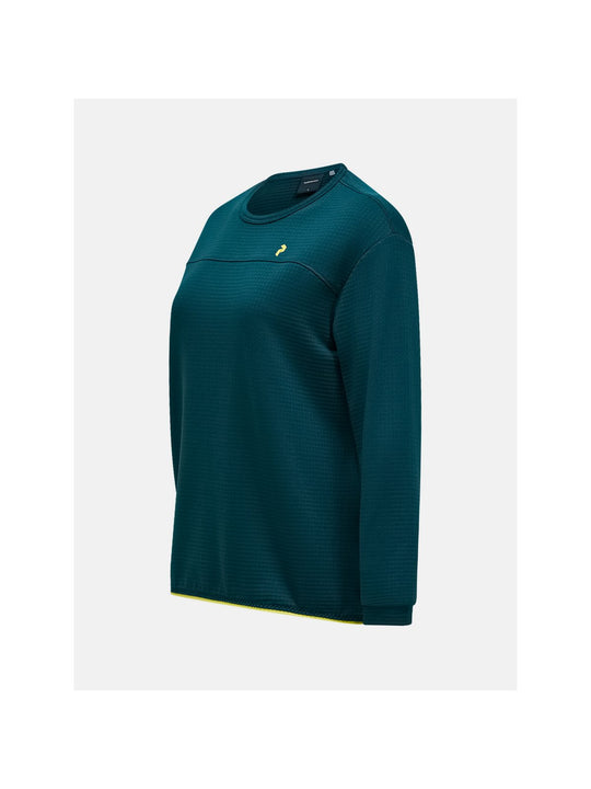 adventuresports bluza-peak-performance-w-trail-polartec-power-grid-crew-g79810070-45z tyl
