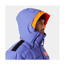 Kurtka narciarska męska HELLY HANSEN EMIKO RIDABLE PUFFY JACKET fioletowa
