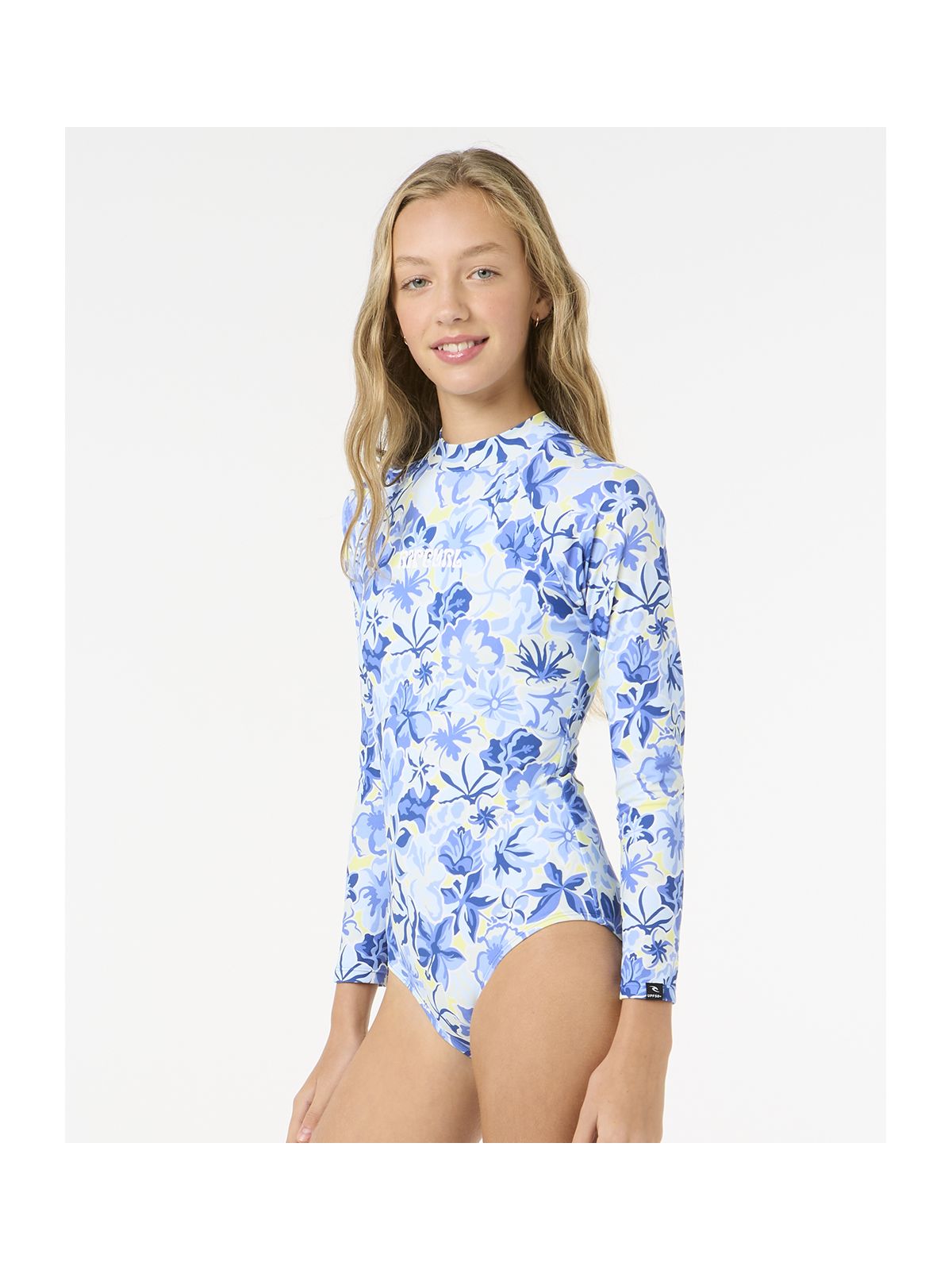 Lycra RIP CURL Island Bliss Surfsuit-Girl niebieski