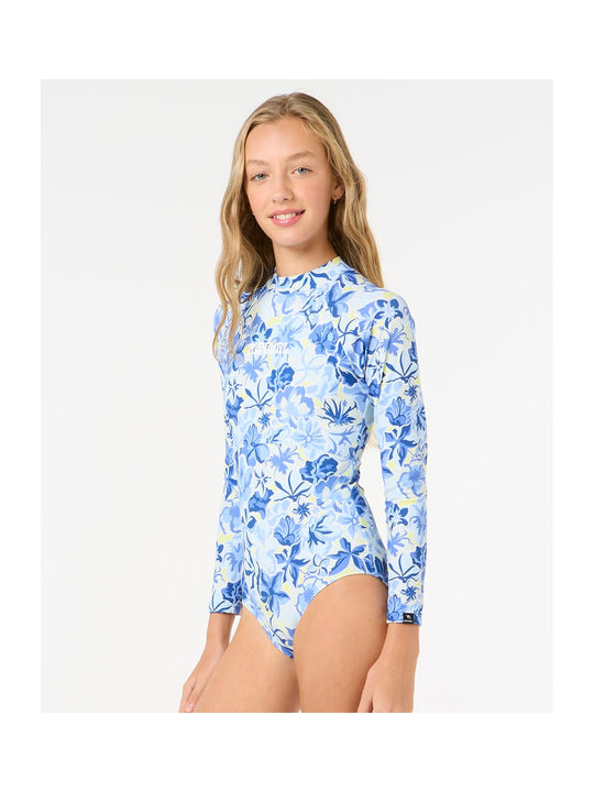 Lycra RIP CURL Island Bliss Surfsuit-Girl niebieski
