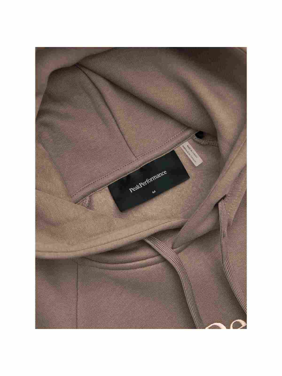 Bluza z kapturem męska PEAK PERFORMANCE Original Hood brązowa
