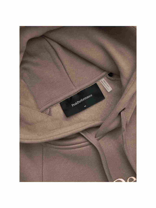 Bluza z kapturem męska PEAK PERFORMANCE Original Hood brązowa
