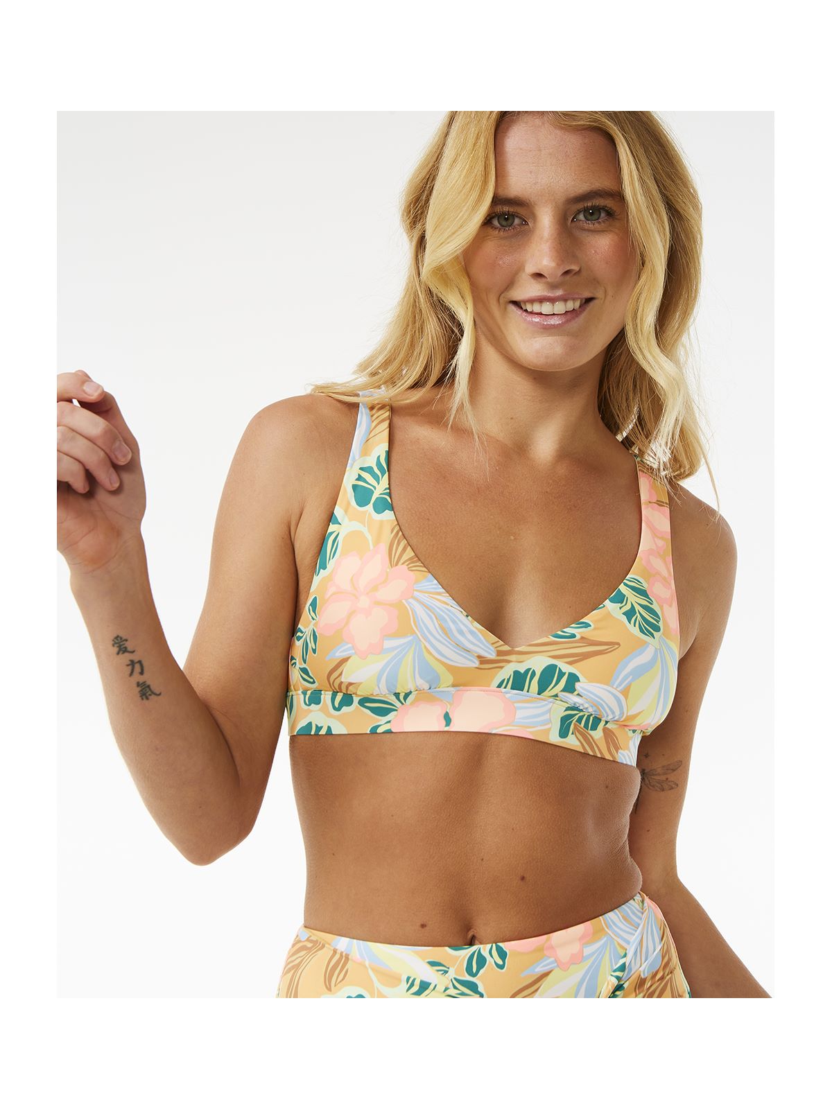 Top RIP CURL Follow The Sun Crop pomarańczowy - Adventure Sports