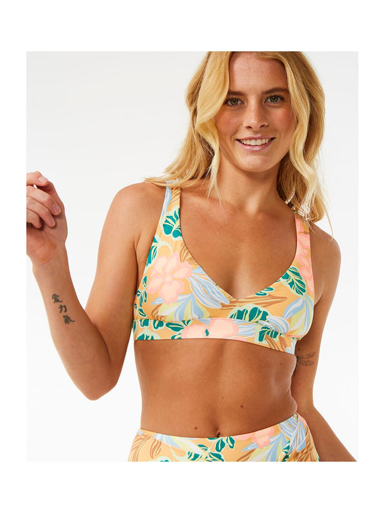 Top RIP CURL Follow The Sun Crop pomarańczowy - Adventure Sports
