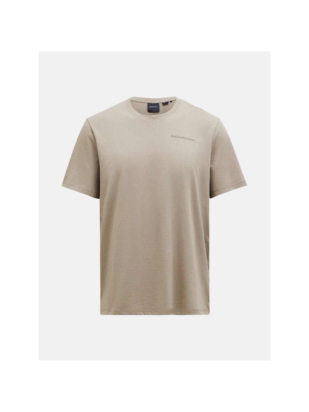 Koszulka PEAK PERFORMANCE Explore Logo Tee Men beżowy - Adventure Sports
