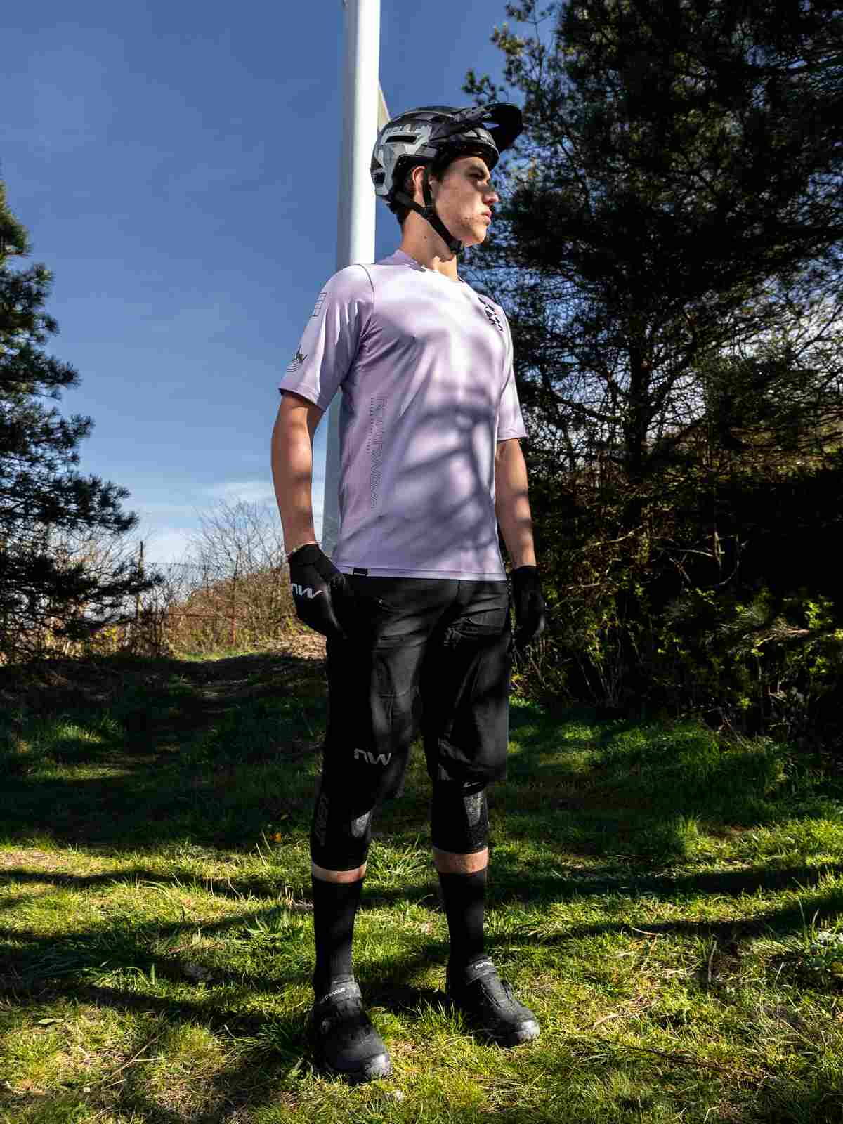 Koszulka rowerowa NORTHWAVE Bomb Jersey fioletowy - Adventure Sports