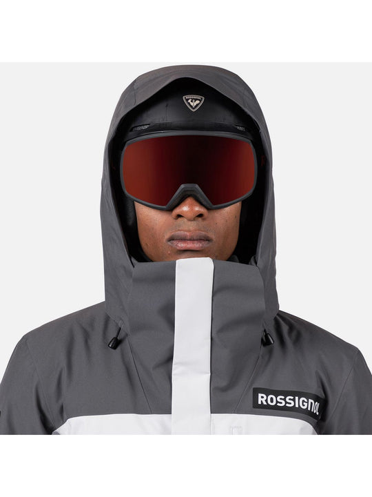 Kurtka narciarska męska ROSSIGNOL Hero Velika Insulated Jkt szara
