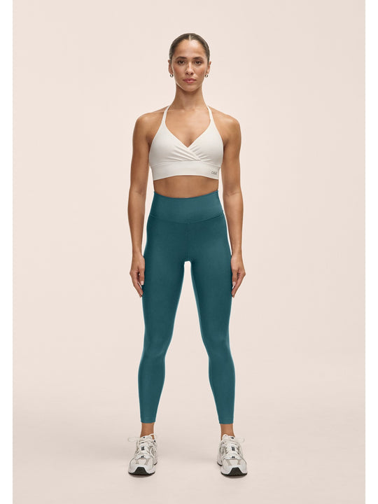 Legginsy treningowe damskie CASALL Graphic High Waist Tights kolor zielony
