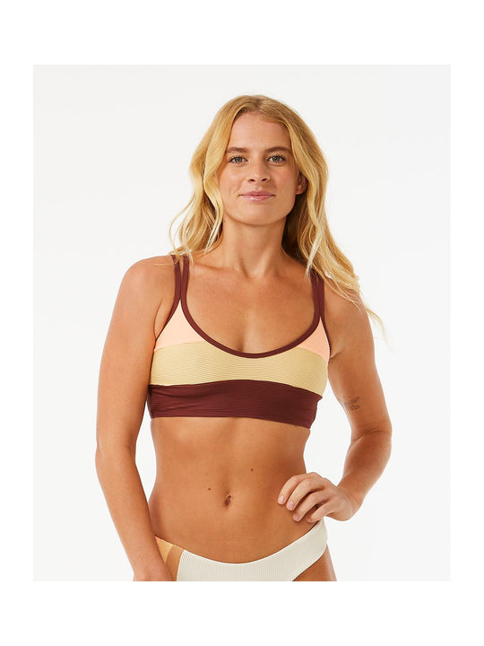 TOP RIP CURL BLOCK PARTY SPLICED CROP - S - kostium - Adventure Sports

