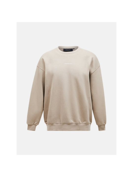 Bluza Peak Performance M Original Terry Crew beżowy - Adventure Sports

