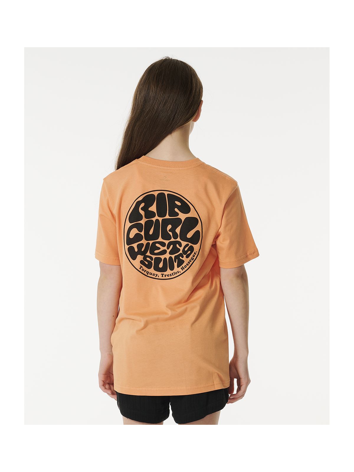 T-Shirt dziecięcy RIP CURL Wetsuit Icon Tee -Kids pomarańczowy - Koszulka - Adventure Sports