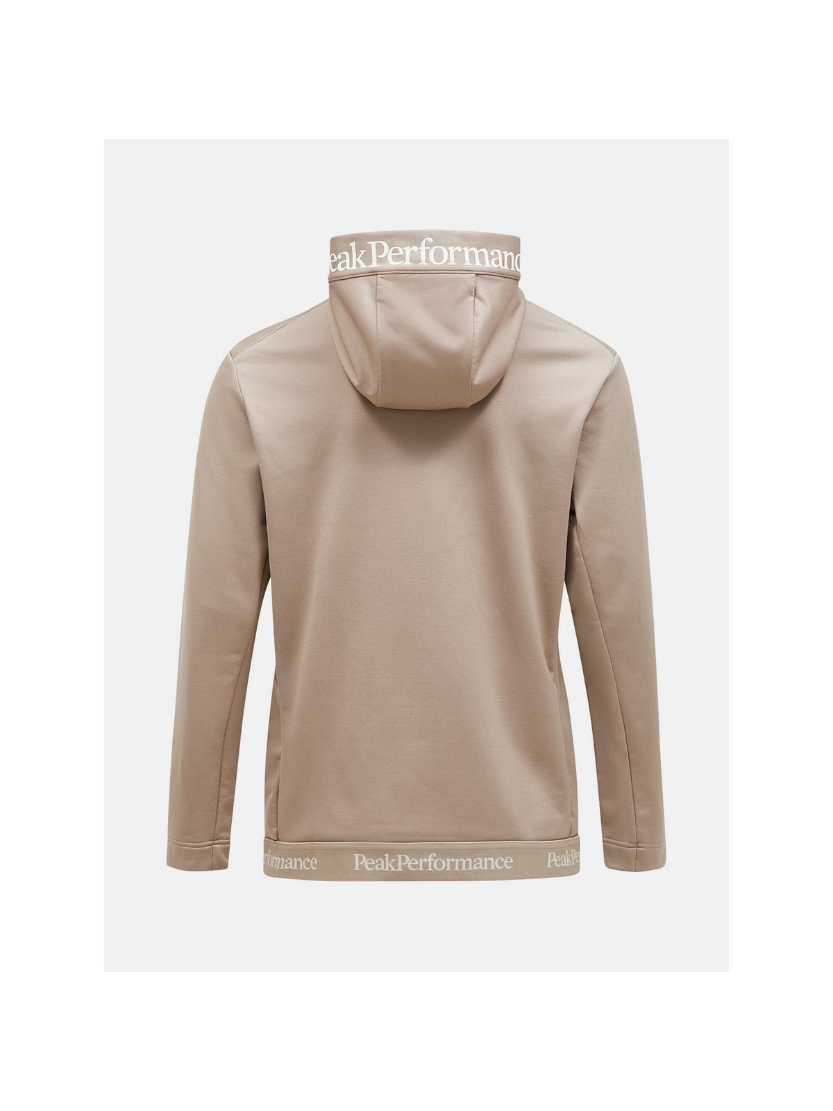 Bluza Peak Performance M Rider Tech Zip Hood beżowy - Adventure Sports
