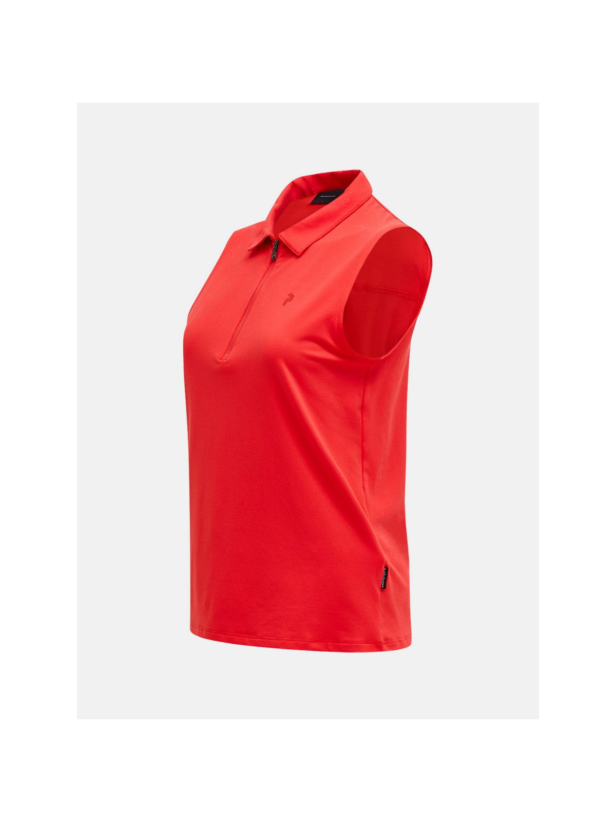 Koszulka PEAK PERFORMANCE W Comfort Zip SL Polo czerwony - Adventure Sports