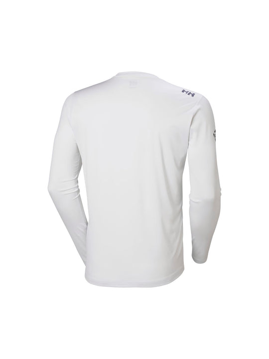 Koszulka HELLY HANSEN Am Upf Tech Ls biały - Adventure Sports
