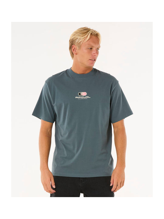 Koszulka męska RIP CURL Pill Icon Tee zielona
