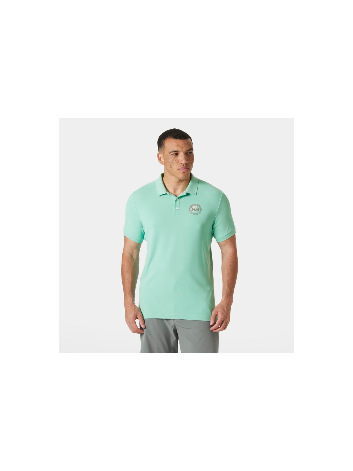 Koszulka HELLY HANSEN HP RACE POLO 2.0 zielony - Adventure Sports