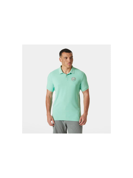 Koszulka HELLY HANSEN HP RACE POLO 2.0 zielony - Adventure Sports

