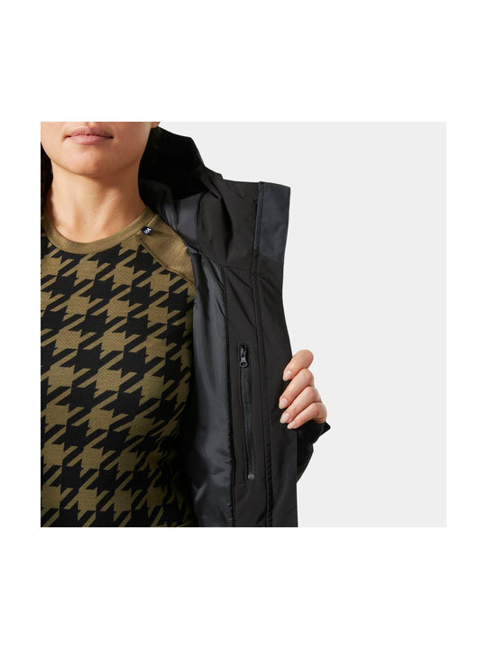 Kurtka narciarska damska HELLY HANSEN W PANORAMA INS JACKET czarna
