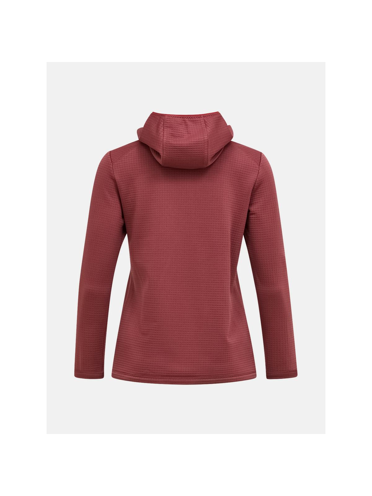 adventuresports bluza-peak-performance-w-trail-polartec-power-grid-zip-hood-g80183100-r64 tyl