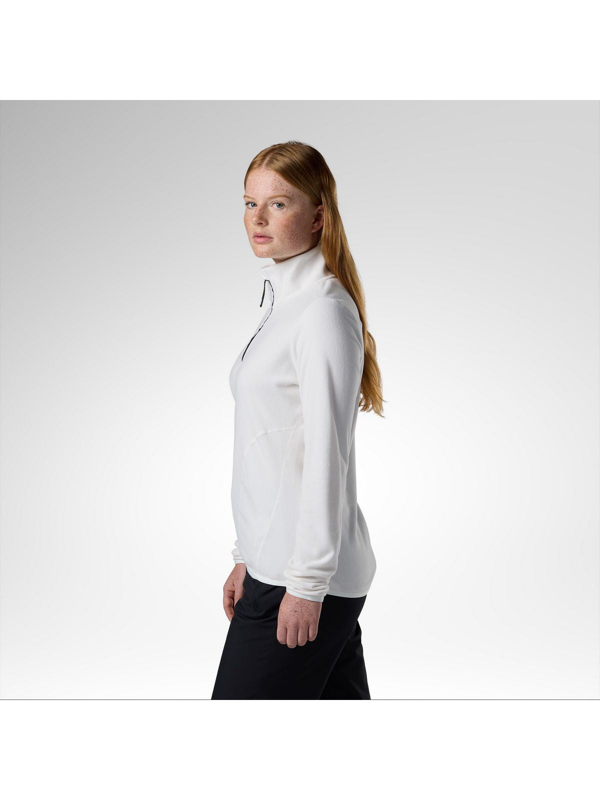 Bluza damska ROSSIGNOL W Quarter Zip Polar Fleece biała