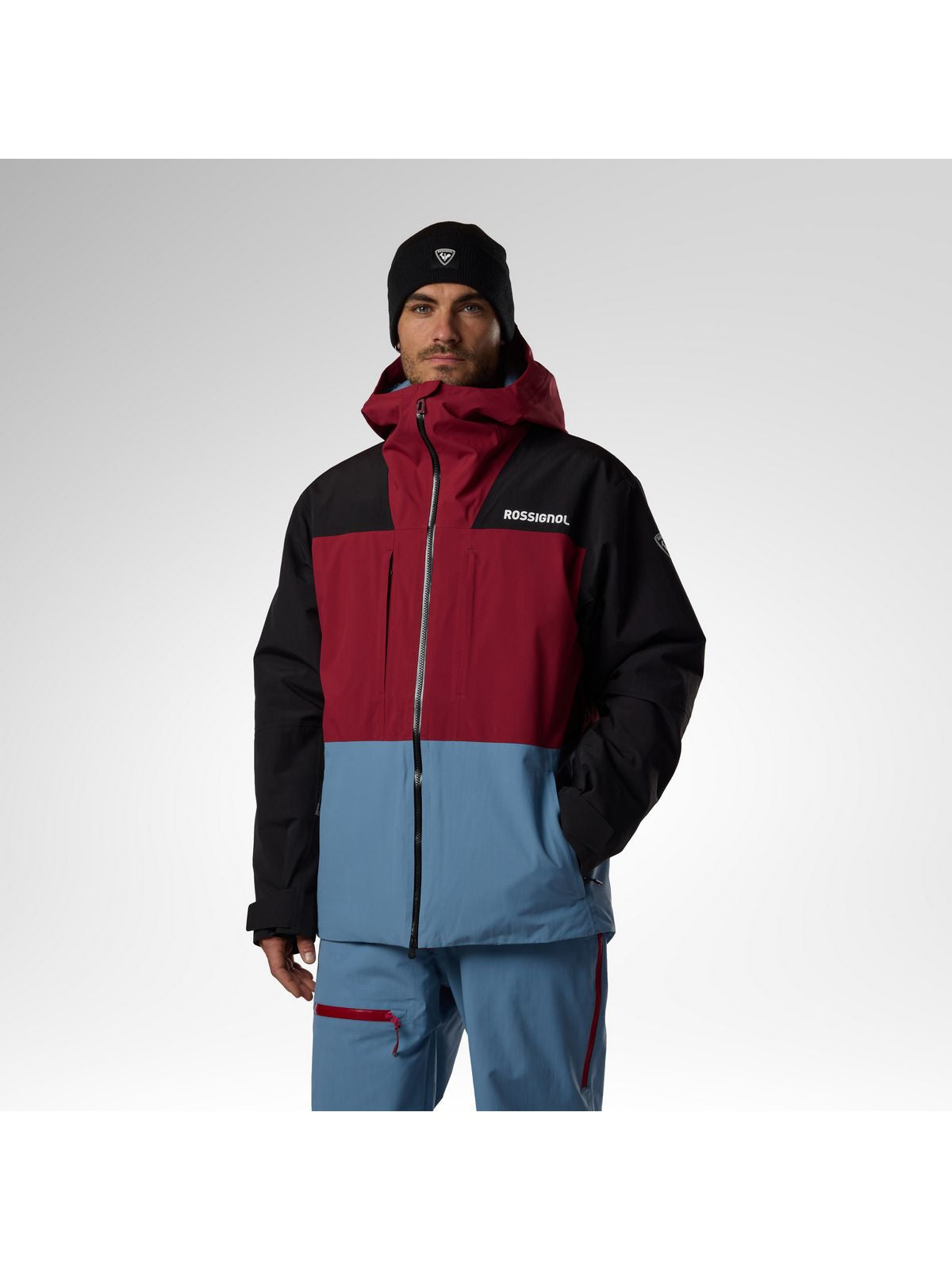 Kurtka narciarska męska ROSSIGNOL Outerlimits Insulated Jkt bordowa