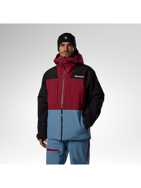 Kurtka narciarska męska ROSSIGNOL Outerlimits Insulated Jkt bordowa
