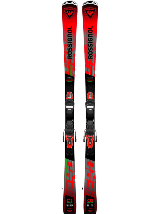 Narty ROSSIGNOL HERO LTD + wiązania LOOK Xpress 11 GW B83 BLACK/HOT RED
