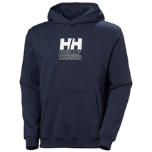 Bluza kangura męska Helly Hansen Cotton Fleece Graphic Hoodie granatowy - Adventure Sports
