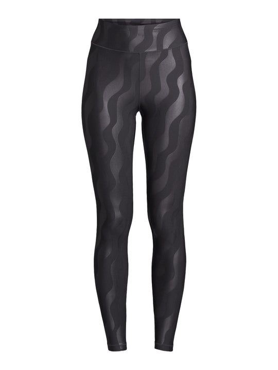 Legginsy treningowe damskie CASALL Heat Printed High Waist Tights kolor czarny
