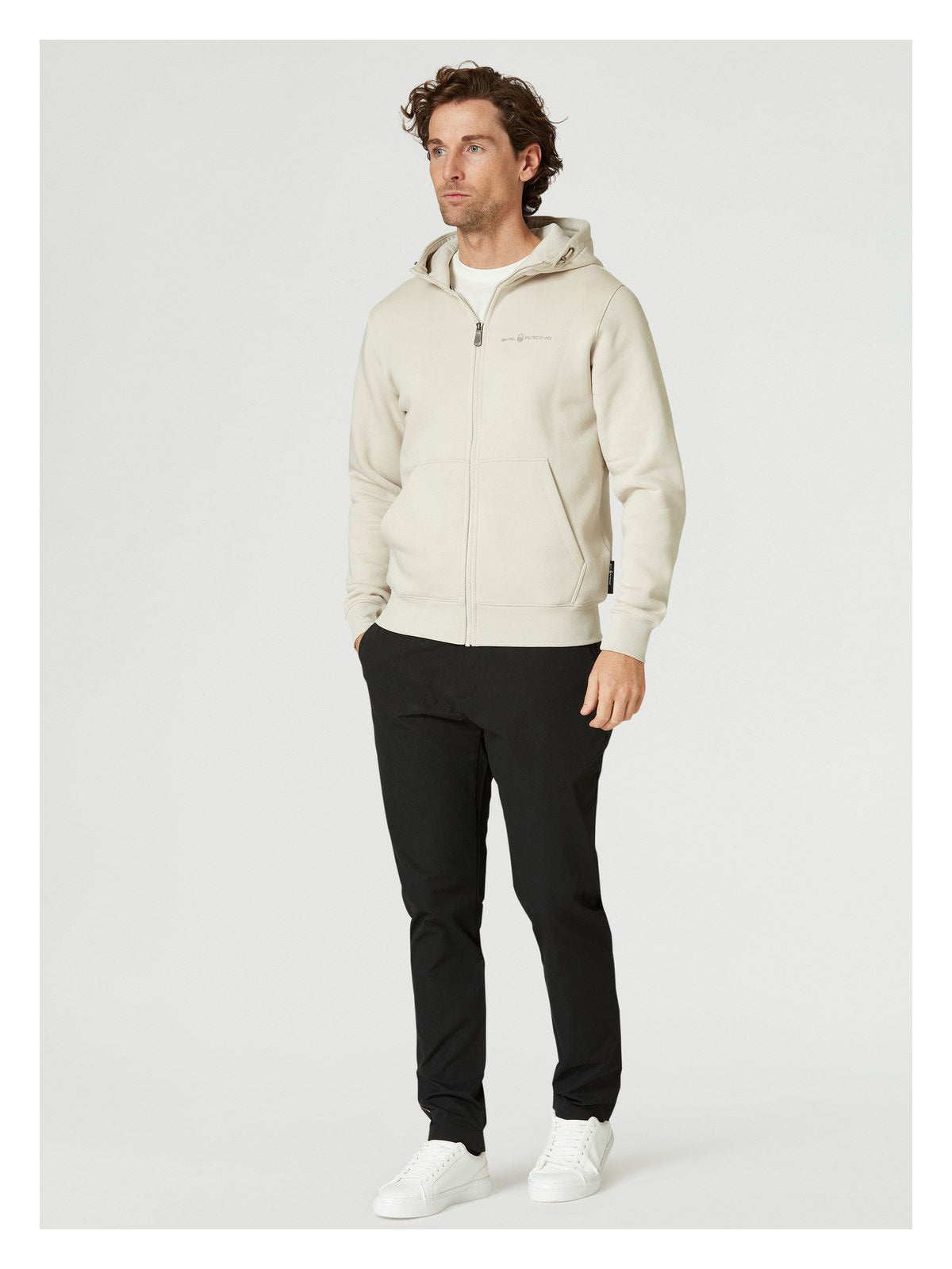 Bluza męska SAIL RACING M Bowman Logo Zip Hood biała